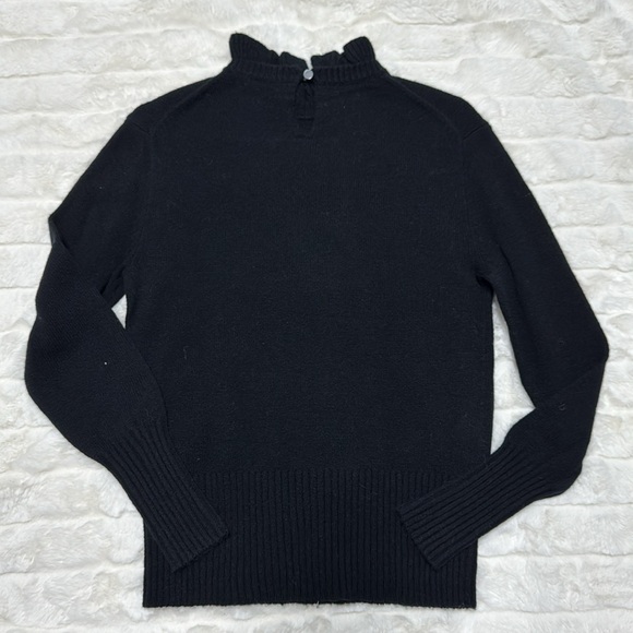 J. Crew Wool-blend Ruffleneck Sweater NWT Size Small - Picture 3 of 6